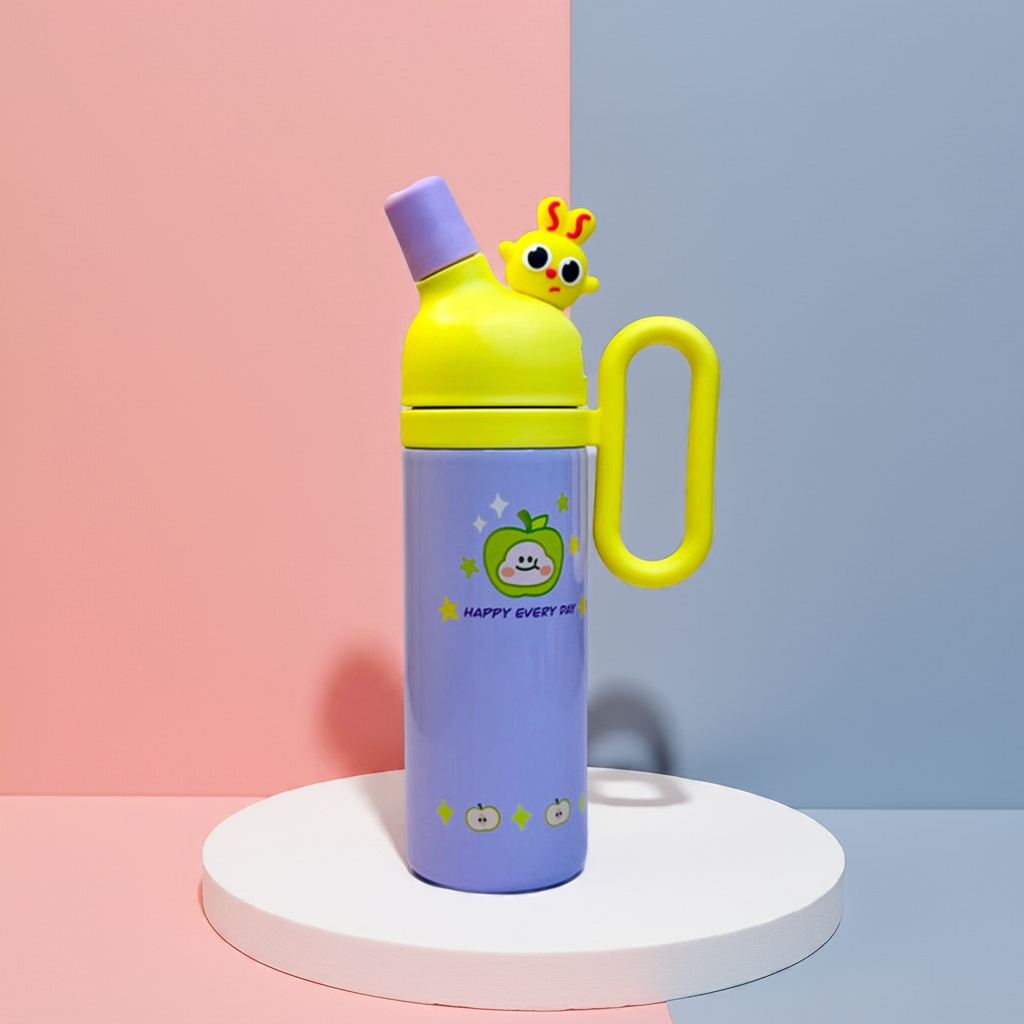 Happy Every Day Personalized 800ml Stainless Steel Vacuum Bottle with Straw