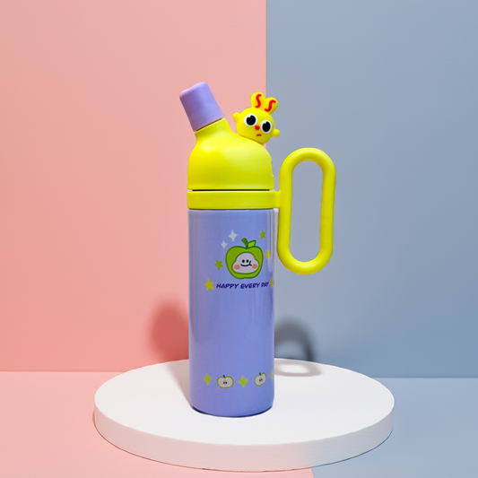 Happy Every Day Personalized 800ml Stainless Steel Vacuum Bottle with Straw
