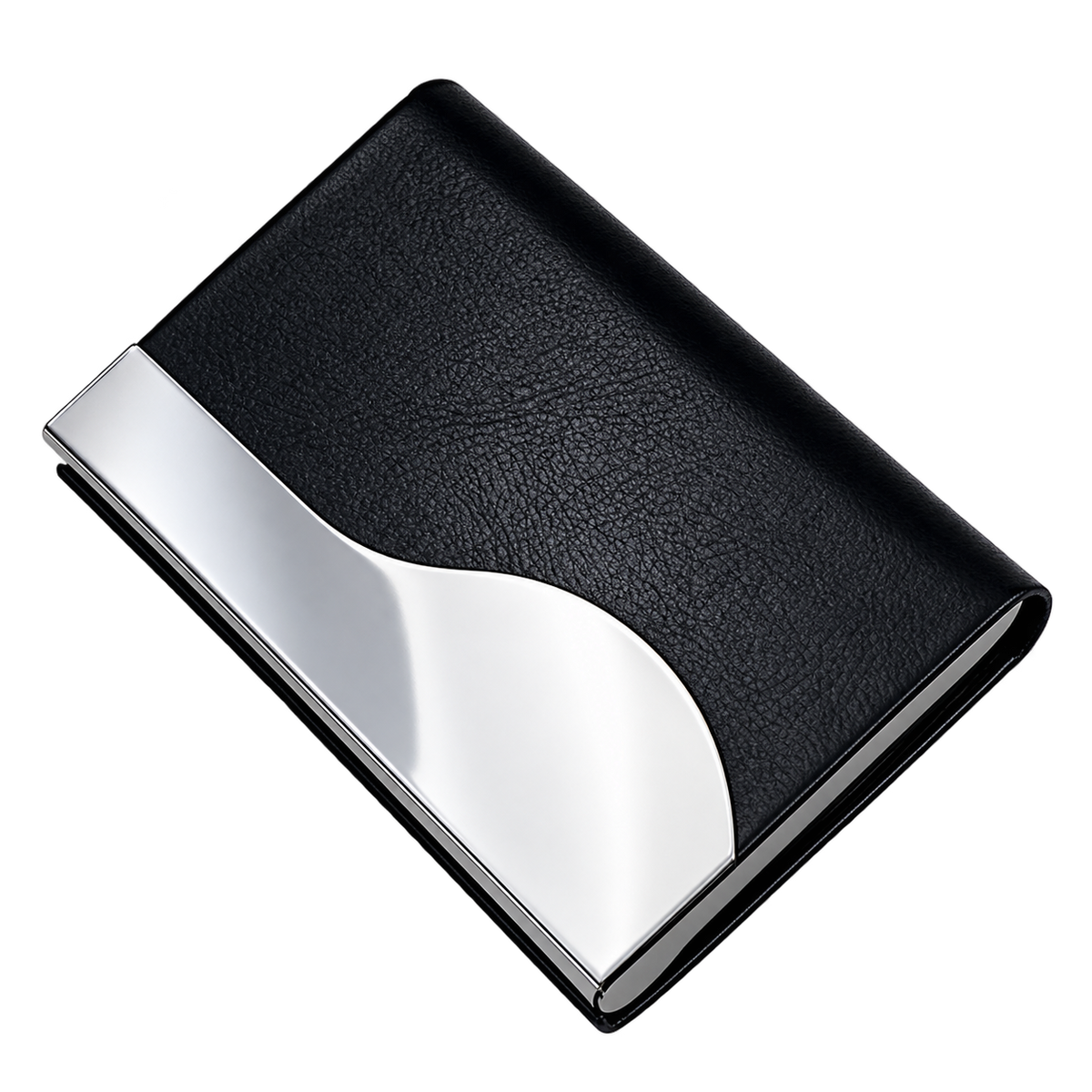 Personalized Premium PU Leather & Metal Business Card Holder – Luxury Visiting Card Case with Custom Name & Logo | Executive Corporate Gift – M1118