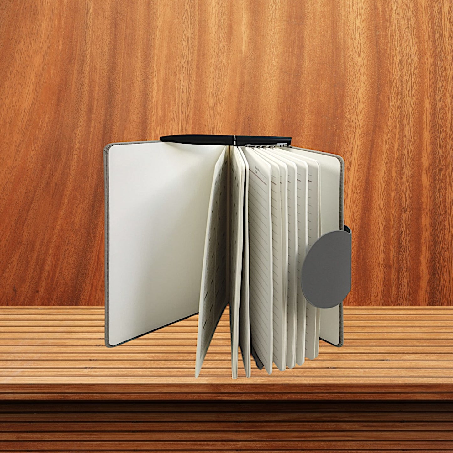 Customizable Professional Diary Grey 4-in-1 Set (M1052)
