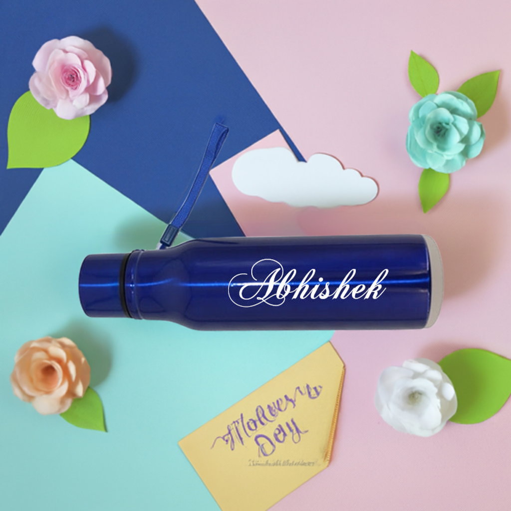 Personalized Stainless Steel Water Bottle – 750ml (Model M055)