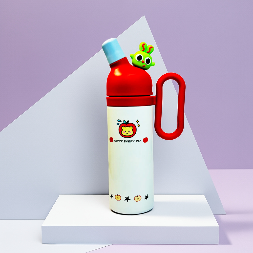 Happy Every Day Personalized 800ml Stainless Steel Vacuum Bottle with Straw