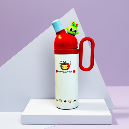 Happy Every Day Personalized 800ml Stainless Steel Vacuum Bottle with Straw