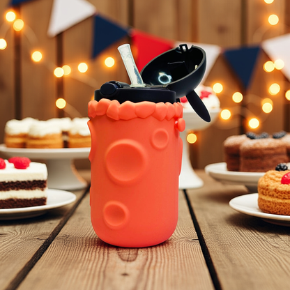 Custom Name W&O Rabbit 380ml Kids Tumbler Bottle – Fun & Adorable Design (ARS2B)