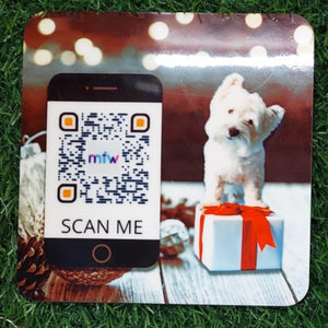 Personalized Magnetic Square Coasters (4")
