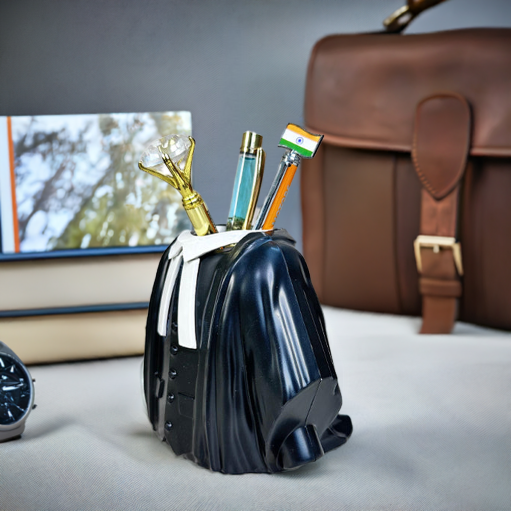 Personalized Advocate Coat Pen Stand with Custom Name Engraving – Perfect Gift for Lawyers, Advocates, Vakils & Judges
