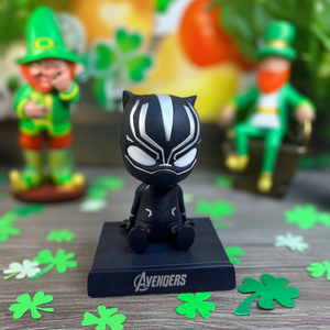 Avengers Black Panther Bobblehead | Car Dashboard Toy | Mobile Holder | Office Desk & Collectible Showpiece
