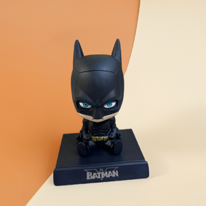 Batman Bobblehead with Mobile Holder – Action Figure Toy for Car, Office & Home Decor