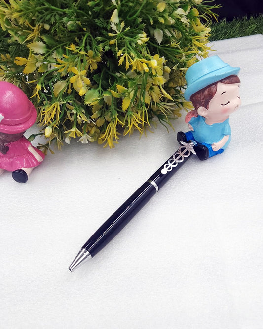 Personalized Name Engraved Black Doctor Pen