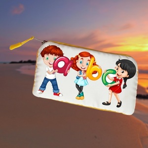 Personalized Pencil Pouch - P002 (Yellow)