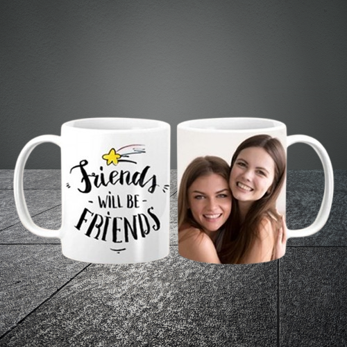 Personalized C Handle White Sublimation Mug