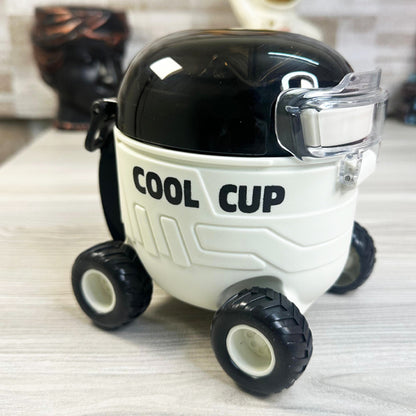 🚗 Cool Cup Car Water Bottle – 550ml with Straw for Kids 🧃