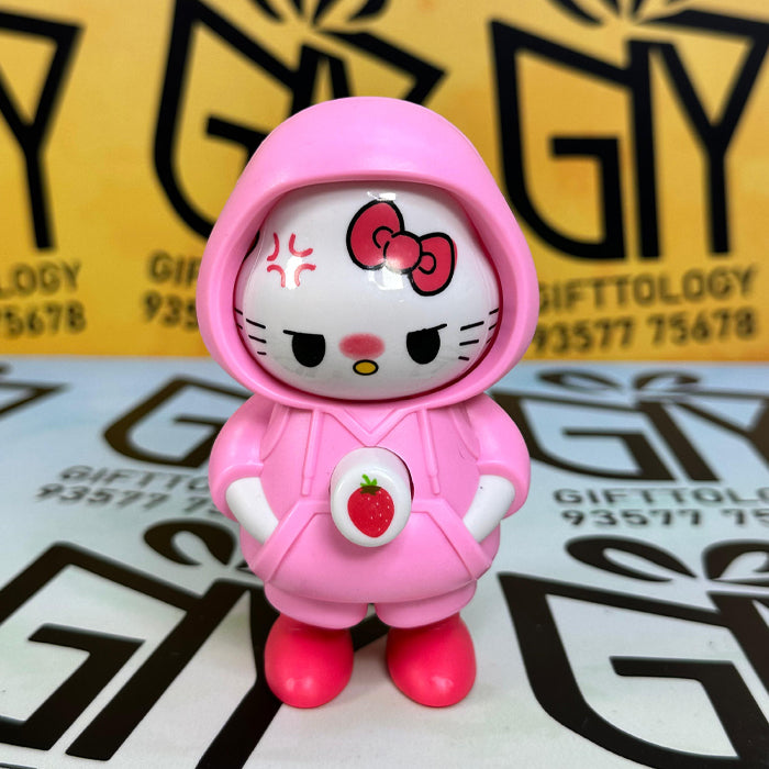 Face-Changing Keychain Figurine – Cute Cartoon Action Figure – Pocket-Sized Collectible Toy, Bag Charms