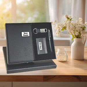Customizable Professional Black Diary 4-in-1 set (M913)