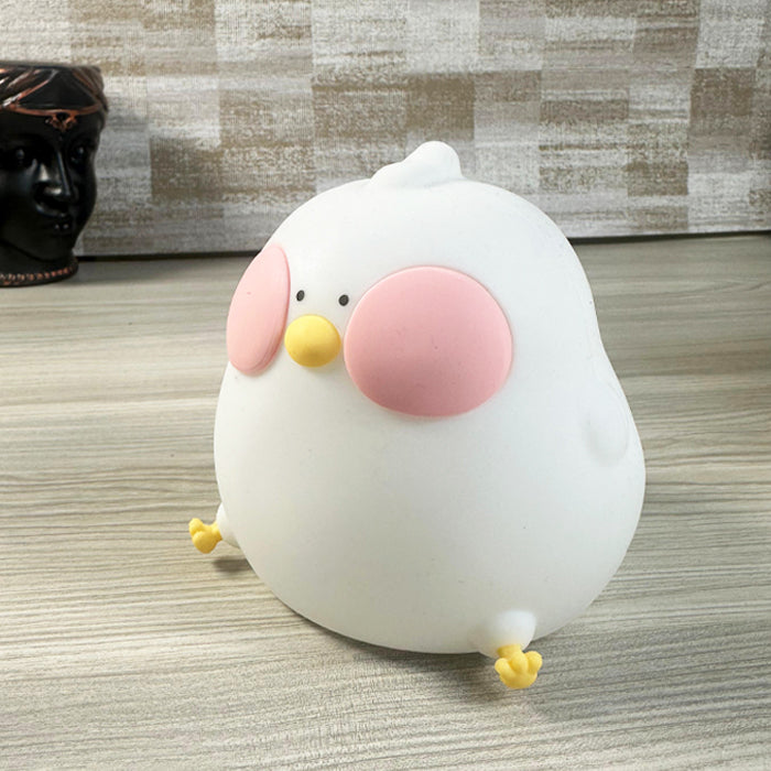 🐥 Little Chick Glow Lamp – Cute Silicone Night Light with Color Changing LED 🌈✨
