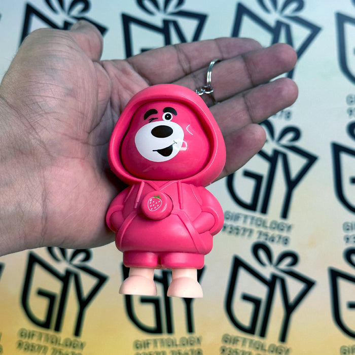 Face-Changing Keychain Figurine – Cute Cartoon Action Figure – Pocket-Sized Collectible Toy, Bag Charms