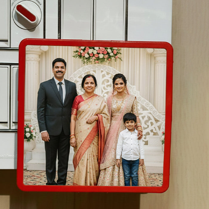 Personalized Night LED Lamp with Customized Photo & Text | Plastic Night Light | Plug-in AC Powered | Custom Gift for Birthday, Anniversary, Home Décor & All Occasions Gift