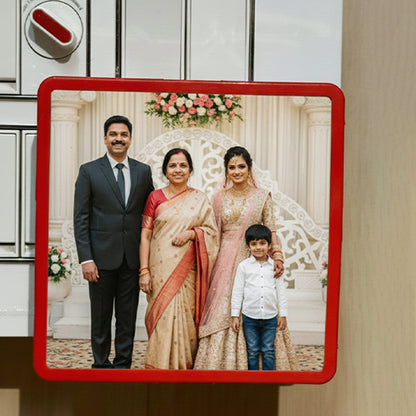 Personalized Night LED Lamp with Customized Photo & Text | Plastic Night Light | Plug-in AC Powered | Custom Gift for Birthday, Anniversary, Home Décor & All Occasions Gift