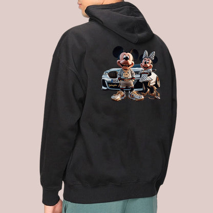 Men's Black Disney Mickey And Friends Minnie Mouse Hoodie