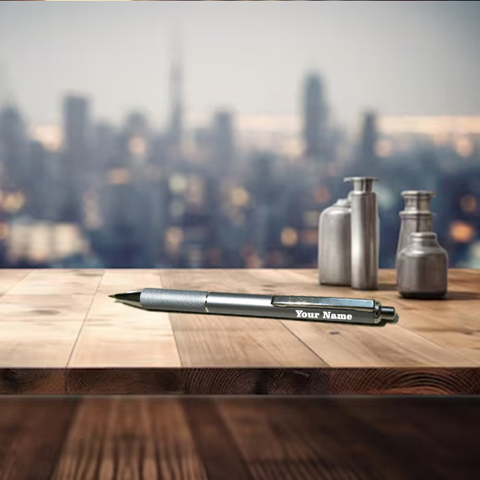 Customizable Professional Diary Pen 2in1 Grey Set M1041