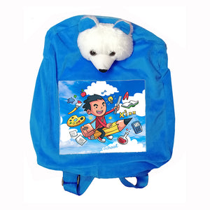 Personalized Kids Bag - B003 (Sky Blue)