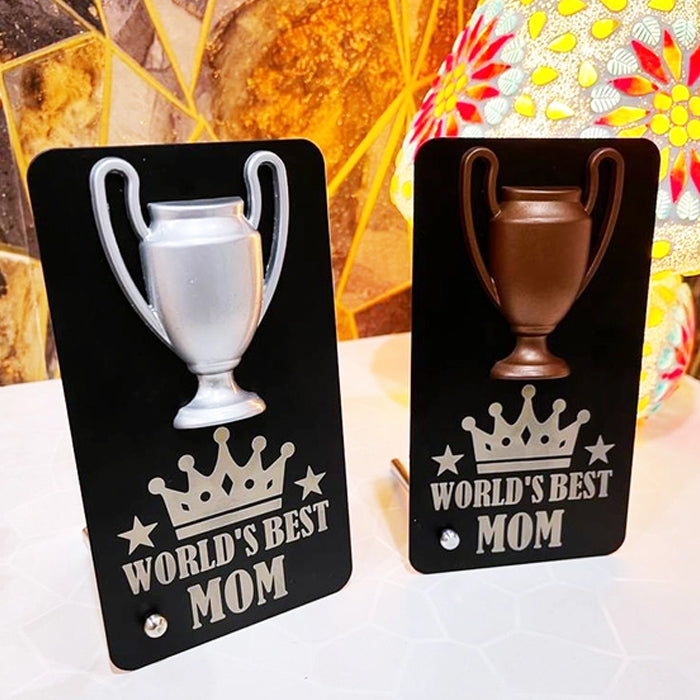 Customization Metal Desk Trophy with a Winners Cup