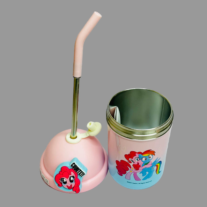 Personalized My Little Pony 500ml Insulated Steel Tumbler with Steel Straw – SUS 316 – (MLP JDH032Y)