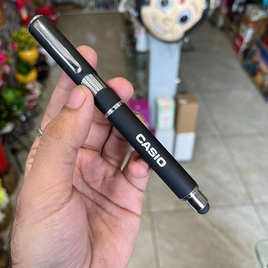 MP11213 Stylish Multi-Utility Black Pen with Custom Engraving