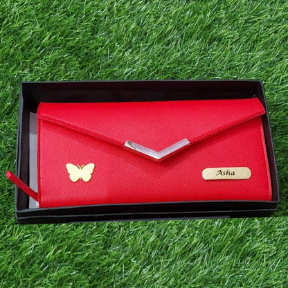 Customizable Ladies Clutch - Red