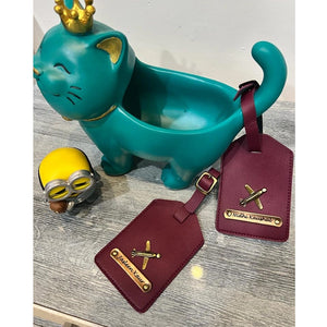 Premium Personalized Luggage Tag with Buckle Strap