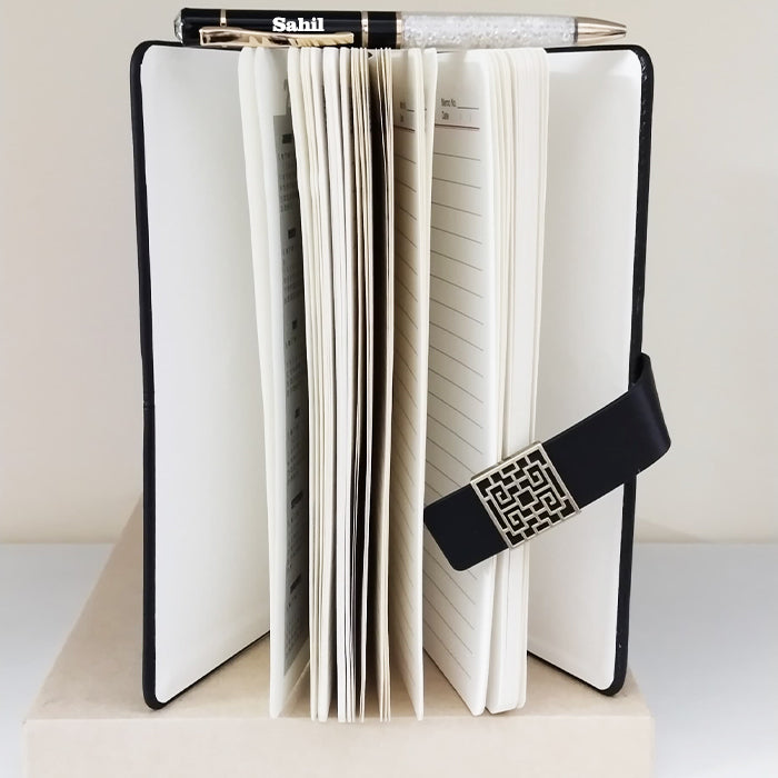 Personalized Name and Logo Diary & Pen 2in1 Set M1043