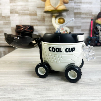 🚗 Cool Cup Car Water Bottle – 550ml with Straw for Kids 🧃