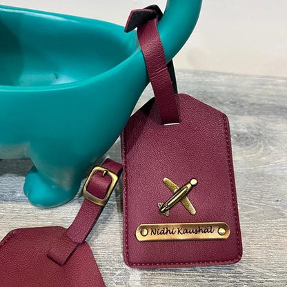 Premium Personalized Luggage Tag with Buckle Strap