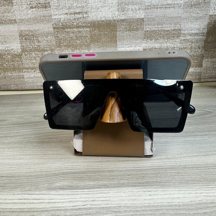 E372 Personalized Metal Phone & Eyewear Desk Stand