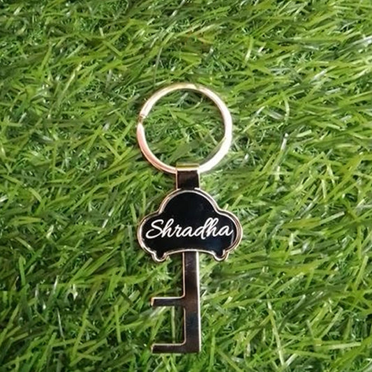 Personalized Metal Keychain with Built-In Phone Stand – M516