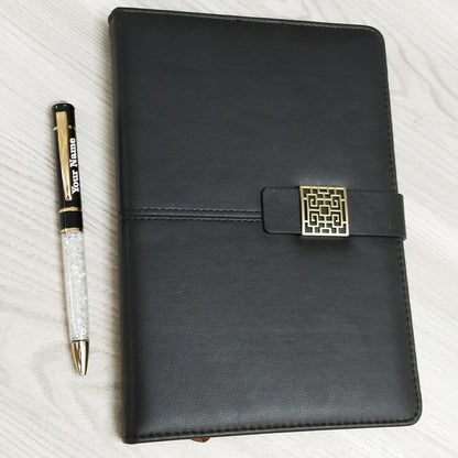 Personalized Name and Logo Diary & Pen 2in1 Set M1043