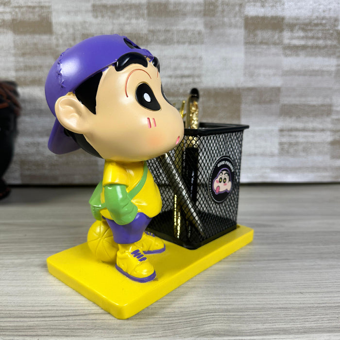 Shinchan Style Metal Pen Holder – Engraved with Your Name