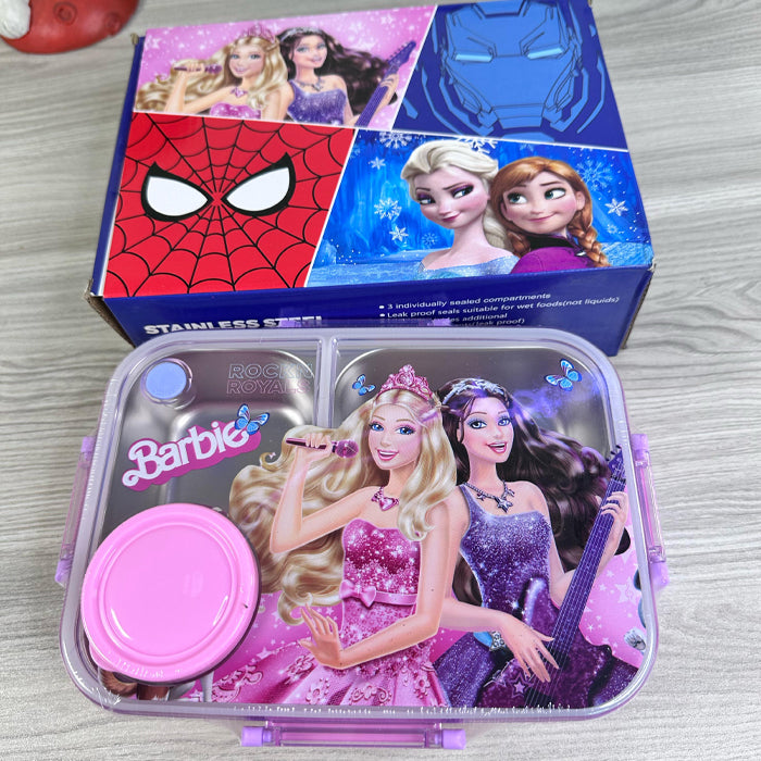 Customizable Barbie Insulated Steel Lunch Box – Leakproof & Durable (5579)