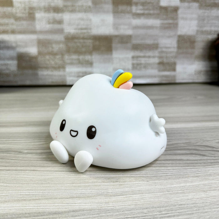 Little Cloud Touch Lamp – Soft Silicone Night Light with Multicolor Glow