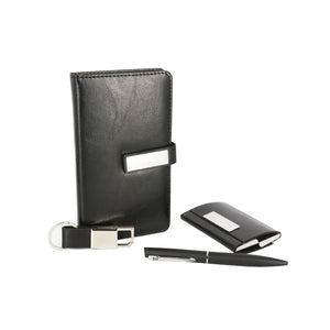 M903 Premium Personalized Black Diary 4-in-1 Set