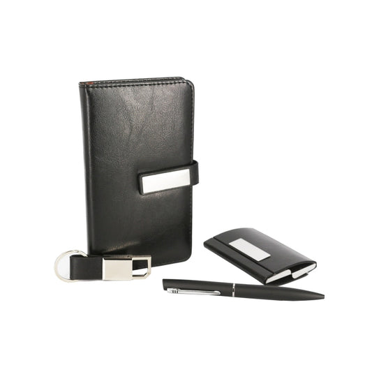 M903 Premium Personalized Black Diary 4-in-1 Set