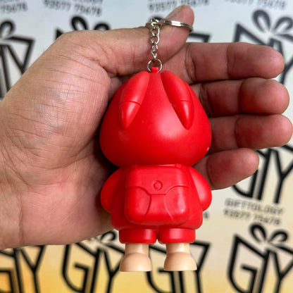 Face-Changing Keychain Figurine – Cute Cartoon Action Figure – Pocket-Sized Collectible Toy, Bag Charms