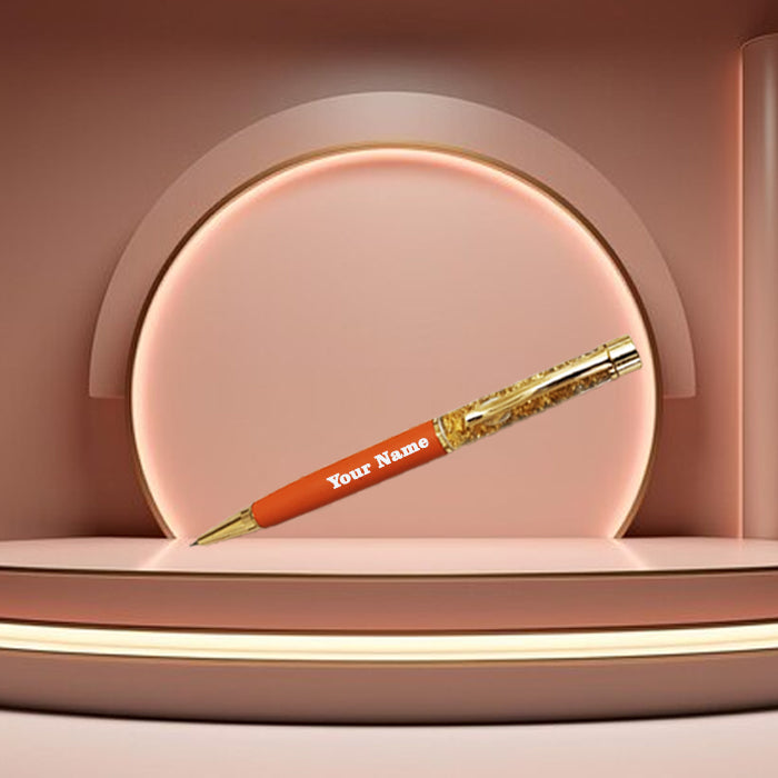 Personalized Name & Logo Diary Pen 2in1 Set Brown M1042