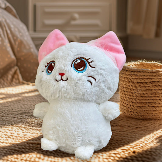 Adorable Cat Plush Soft Toy - Stuffed Animal Doll