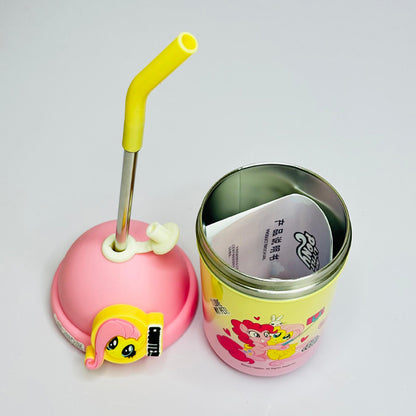 Personalized My Little Pony 500ml Insulated Steel Tumbler with Steel Straw – SUS 316 – (MLP JDH032Y)