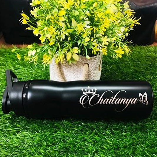 Personalized Steel Water Bottle 800ml – Your Ultimate Adventure Companion (M113)