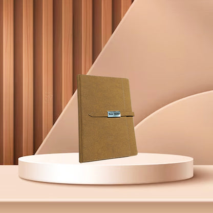 Customizable Professional Diary Pen Brown 2in1 Set M1057