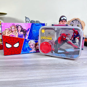 Customizable Spiderman Insulated Steel Lunch Box – Leakproof & Durable