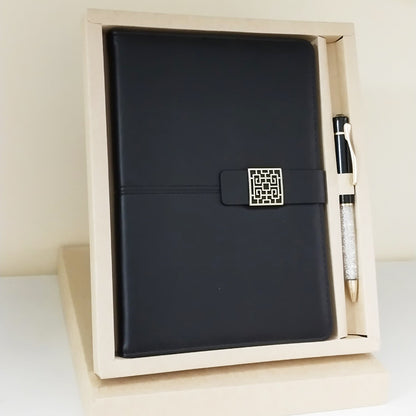 Personalized Name and Logo Diary & Pen 2in1 Set M1043