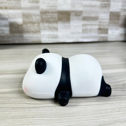 Sleeping Panda Touch Lamp – Soft Silicone Night Light with Multicolor Glow